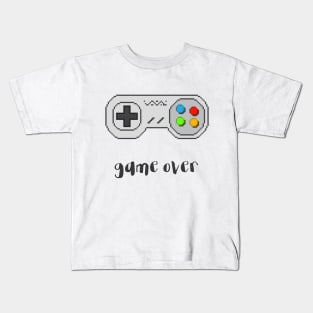 Game over with controller Kids T-Shirt